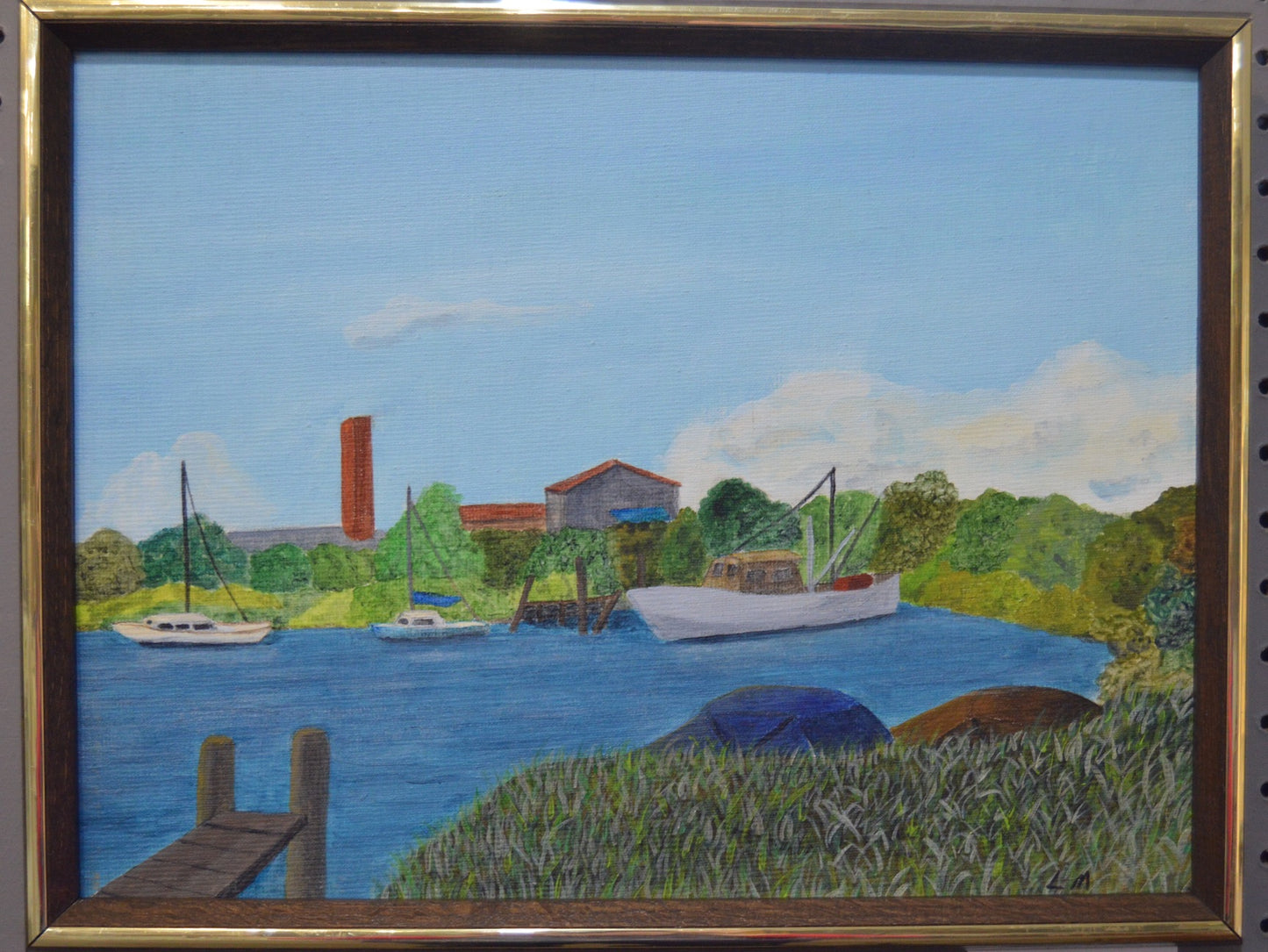 Boats at Greenport, NY by Laura McBride