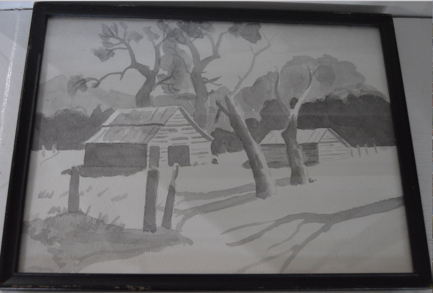 Cabins in Black & White by Laura McBride