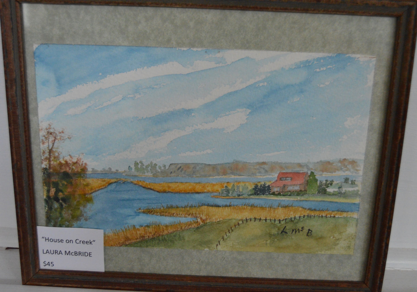 House on Creek by Laura McBride