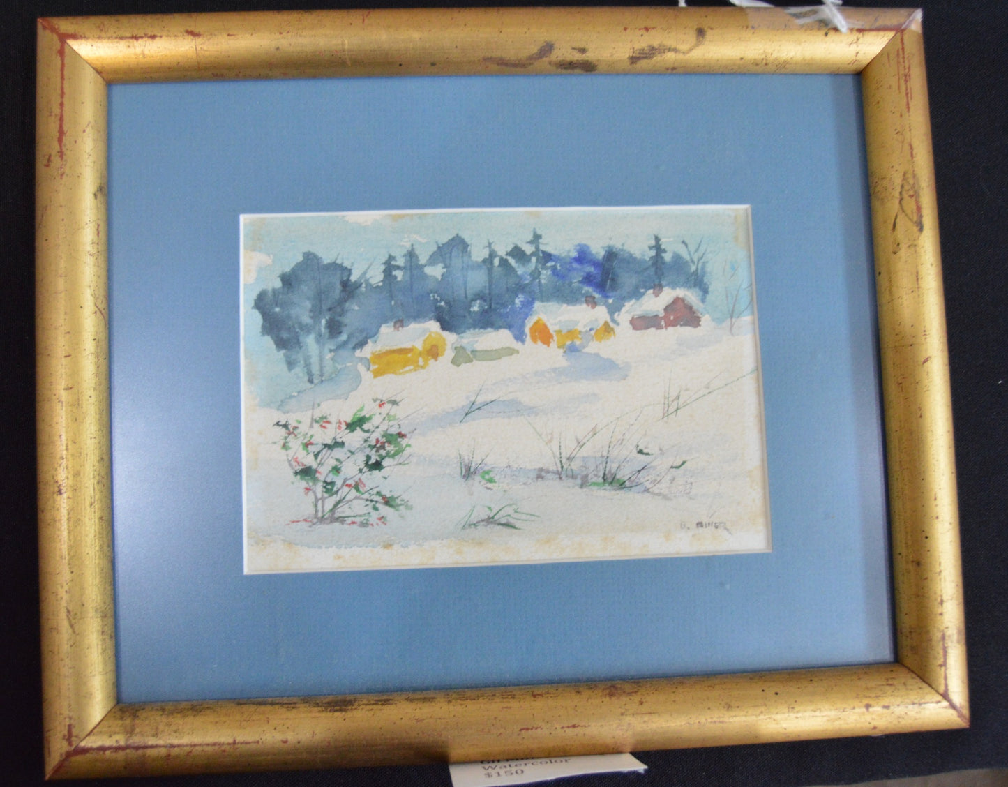 Houses in Snow by Gil Miner