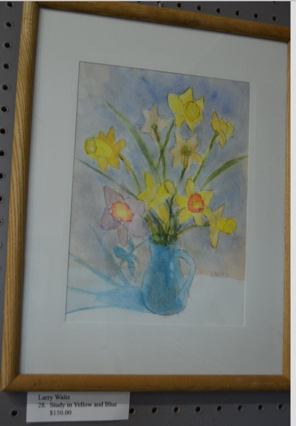 Study in Yellow and Blue by Larry Waitz