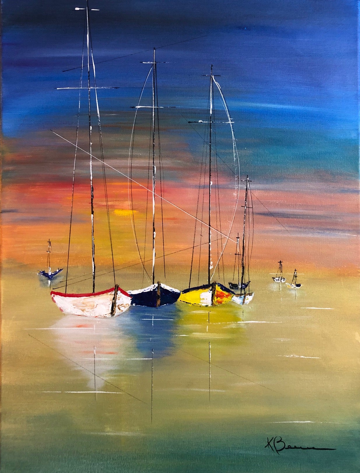 Greenport #2 Gallery Wrapped Canvas Print 16X20 by Kip Bedell