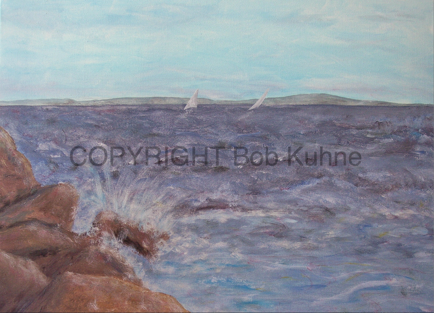 Splish Splash by Bob Kuhne (Fine Art Original)