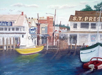 Main Street, Greenport, NY by Bob Kuhne