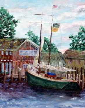 Back Home Greenport, NY by Bob Kuhne (Fine Art Prints)