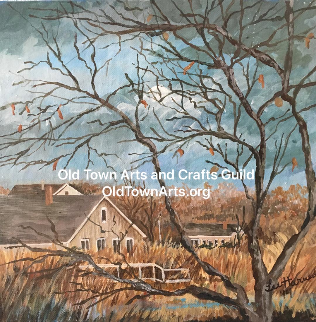 Impending Storm” 12″ X 12 Gallery Wrapped Canvas Print by Lee Harned