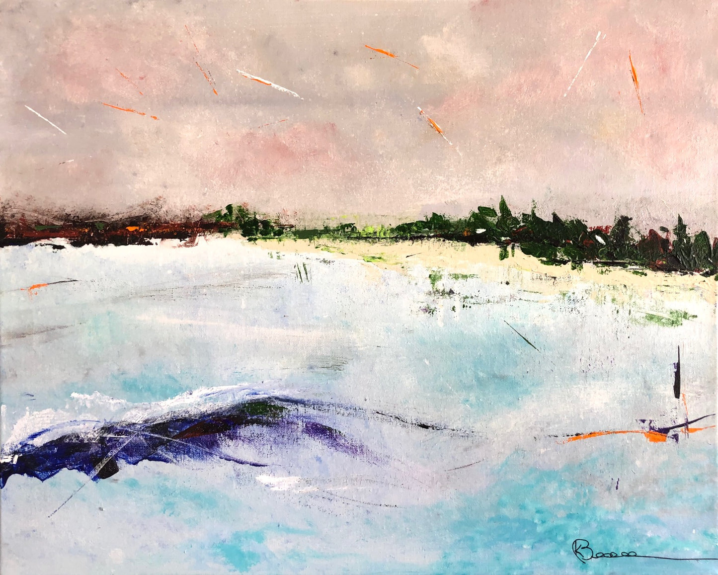 Corey Creek” Gallery Wrapped Canvas Print 16X20 by Kip Bedell