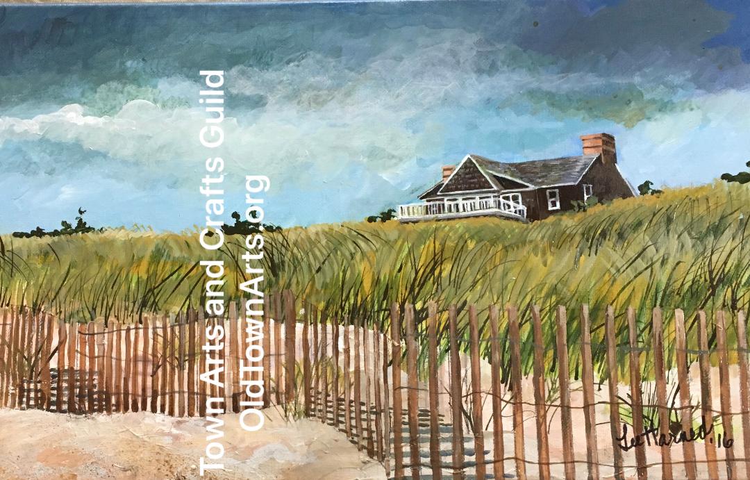 Summer Sunday 11″ X 14″ Gallery Wrapped Canvas Print by Lee Harned