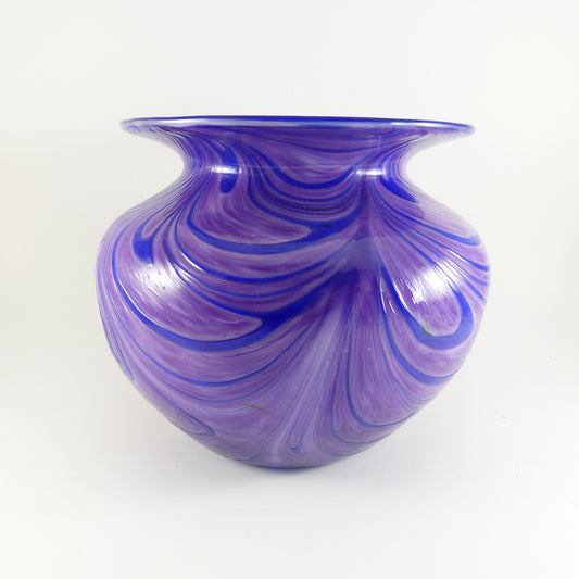 Large Purple Glass Vase