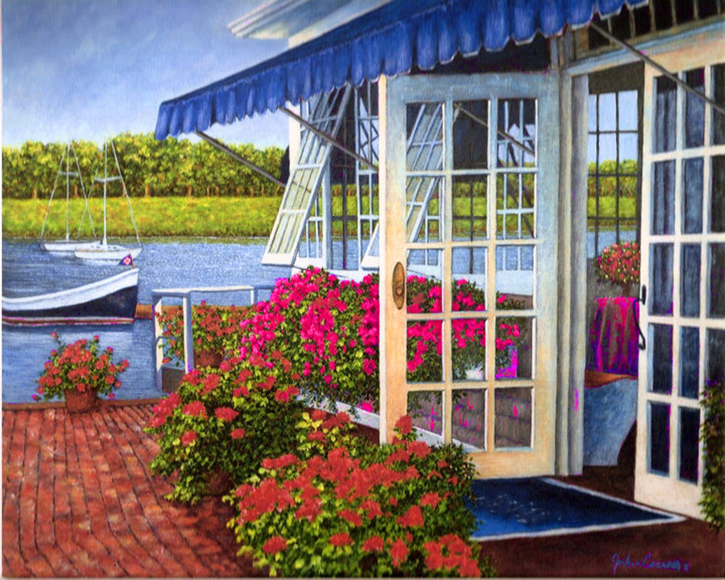 Shelter 8 x 10 or 12 X 18 Matted Print by JoAnn Corretti