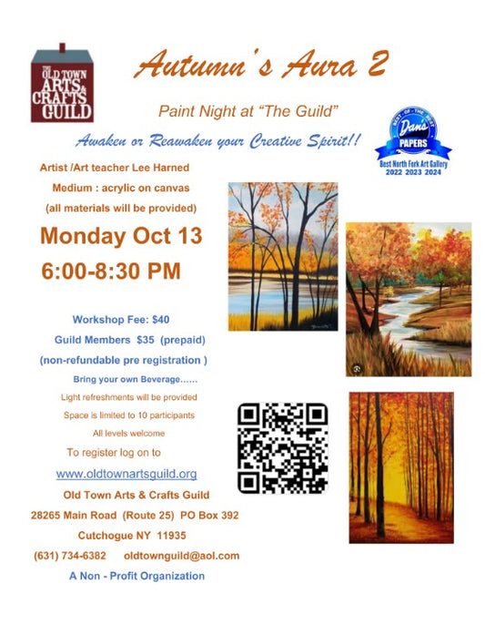 Autumn's Aura 2 Paint Night at "The Guild" by Lee Harned 10/13/25