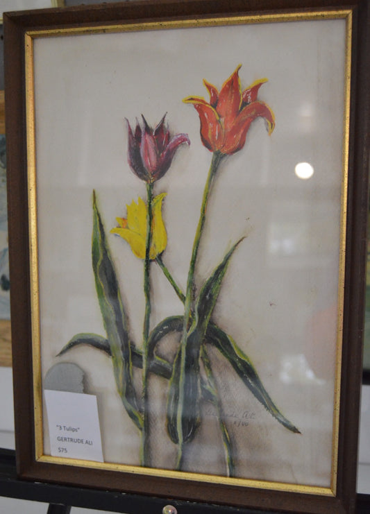 3 Tulips by Gertrude Ali