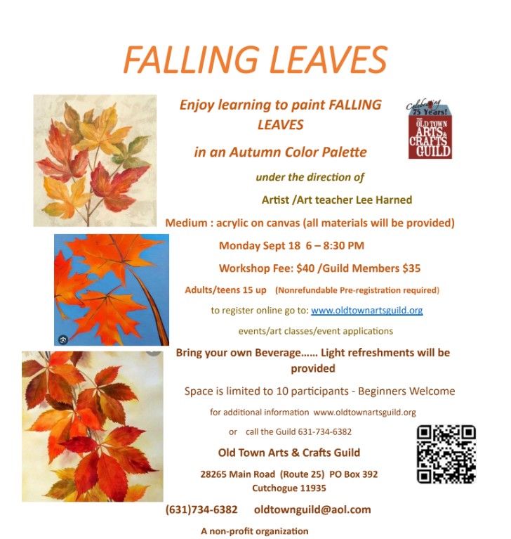 Falling Leaves Painting Workshop with Lee Harned