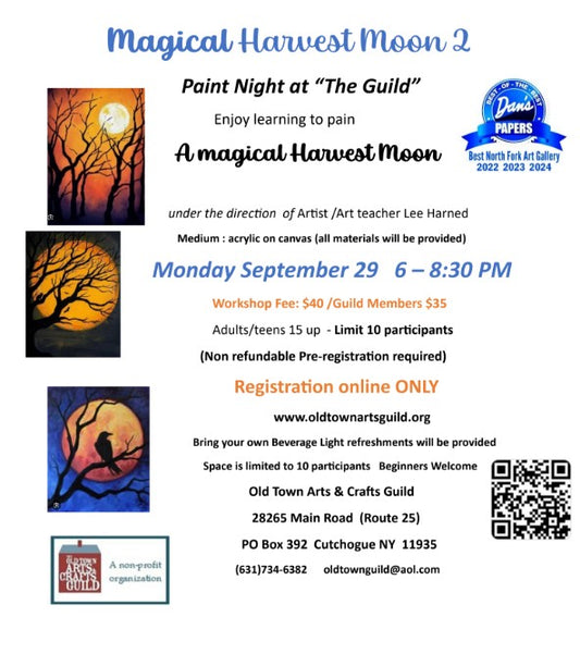 Magical Harvest Moon 2 Paint Night by Lee Harned 9/29/25