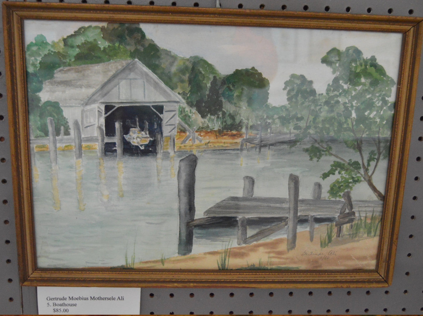 Boathouse by Gertrude Ali
