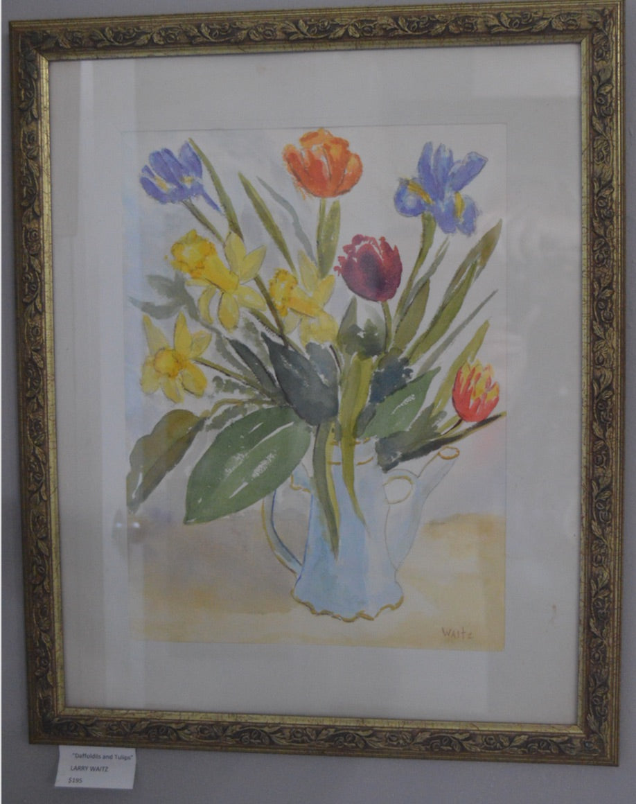Daffoldils & Tulips by Larry Waitz