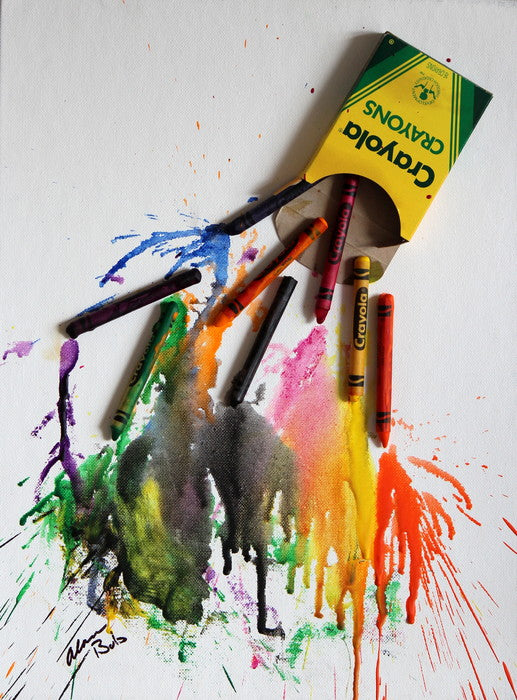 Crayola Spill by Bob Kuhne (Fine Art-Print)
