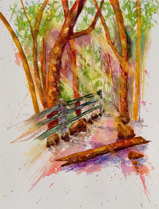 A Walk in the Woods #2 by Kip Bedell (Fine Art-Original)