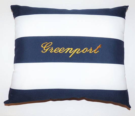 Greenport Custom Pillow by Christine Hartman