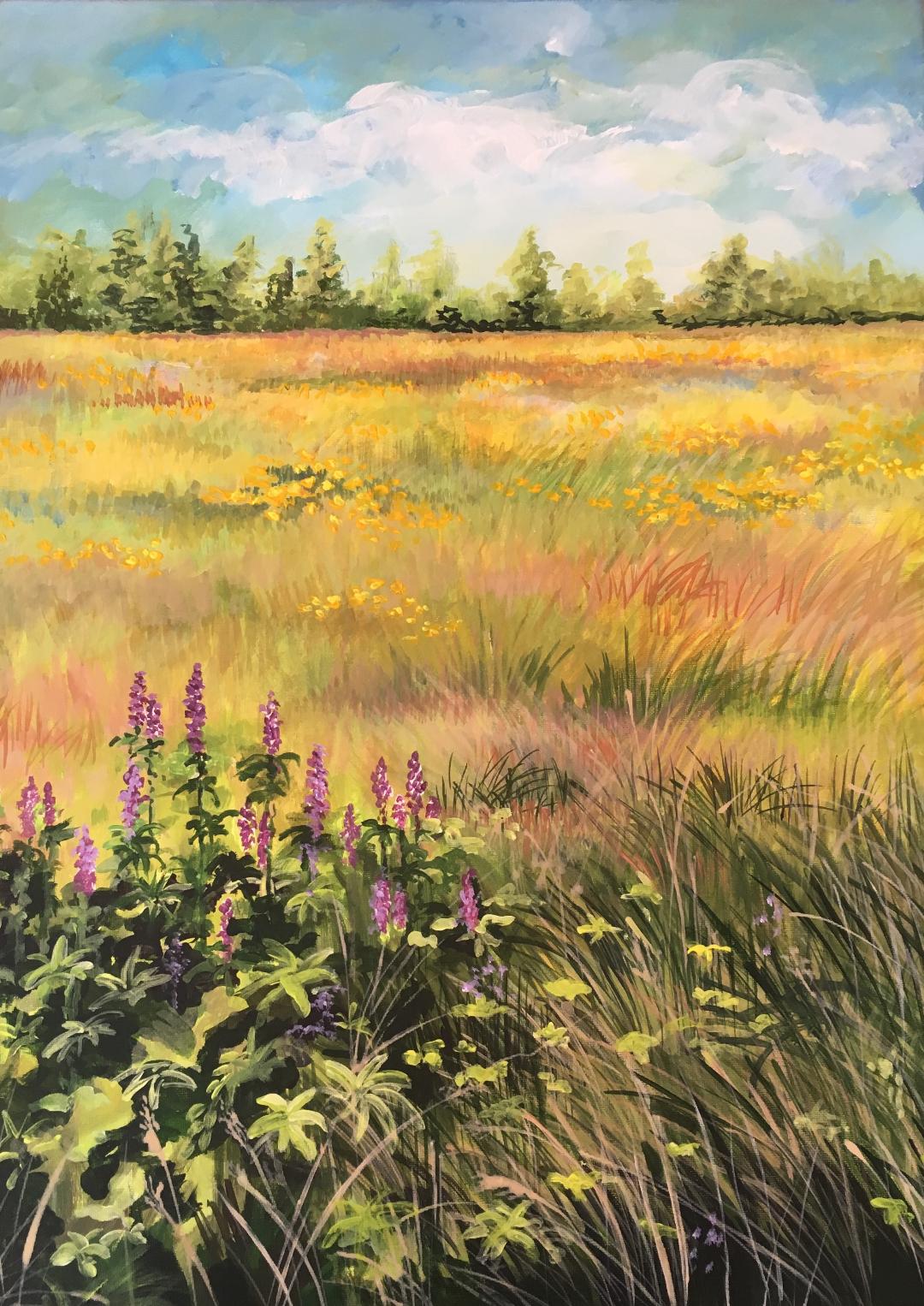 Flowering Fields by Lee Harned