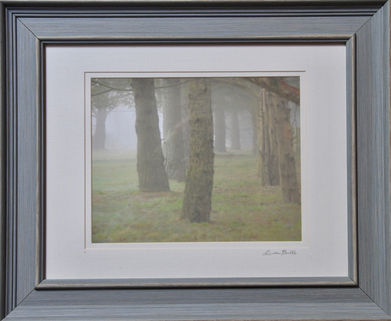 Foggy Morning 8 X 10 Fine Art Photo in a 11 X 14  Frame by Linda Burke