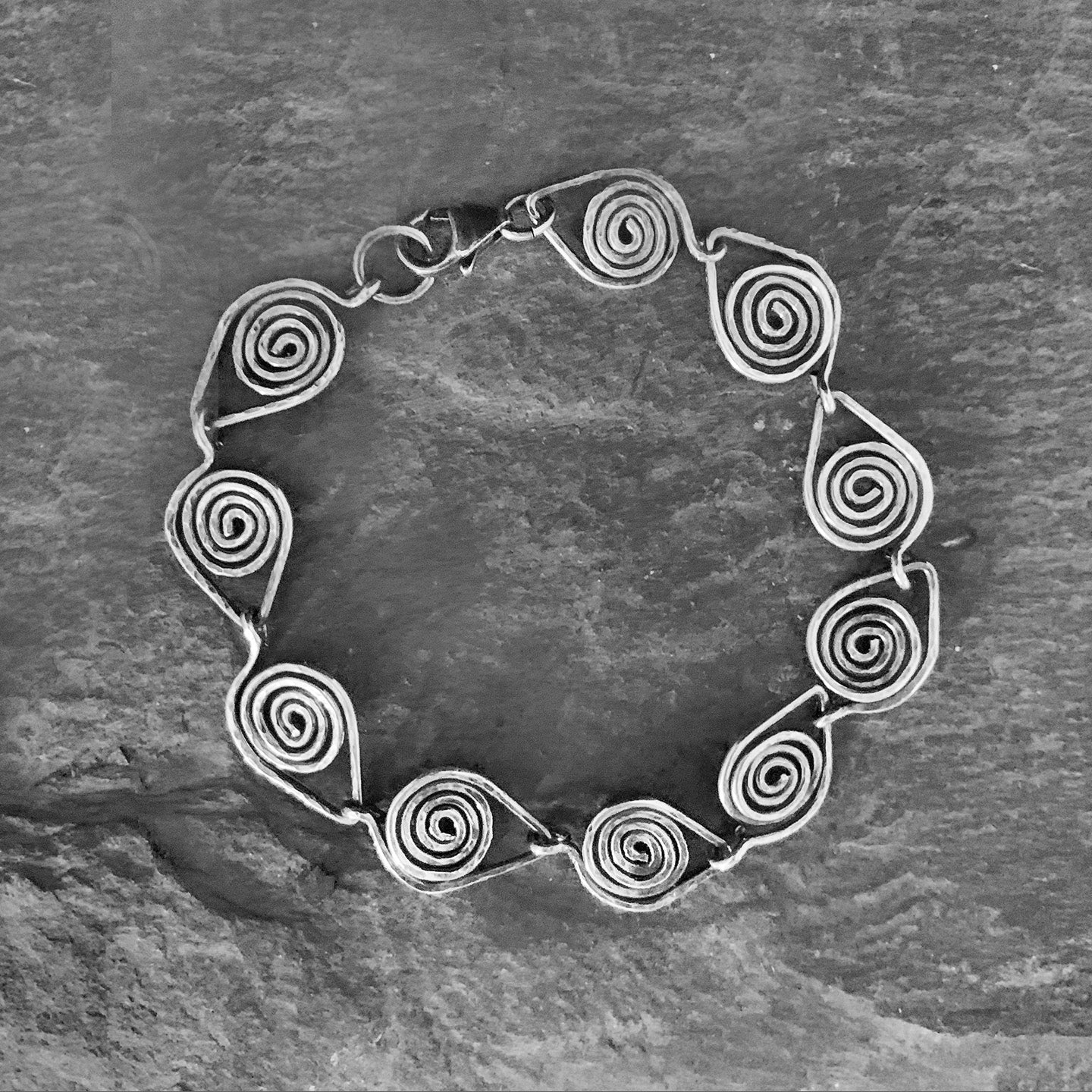 Sterling Silver Wire Bracelet by Mary Anne Huntington