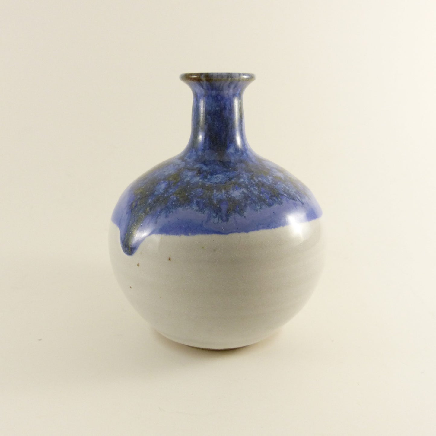 Blue and White Bud Vase by Ginger Mahoney