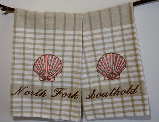 Pair of Dish Towels, North Fork Southold, by Christine Hartman