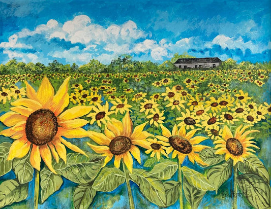 Sunflower Field by Lee Harned