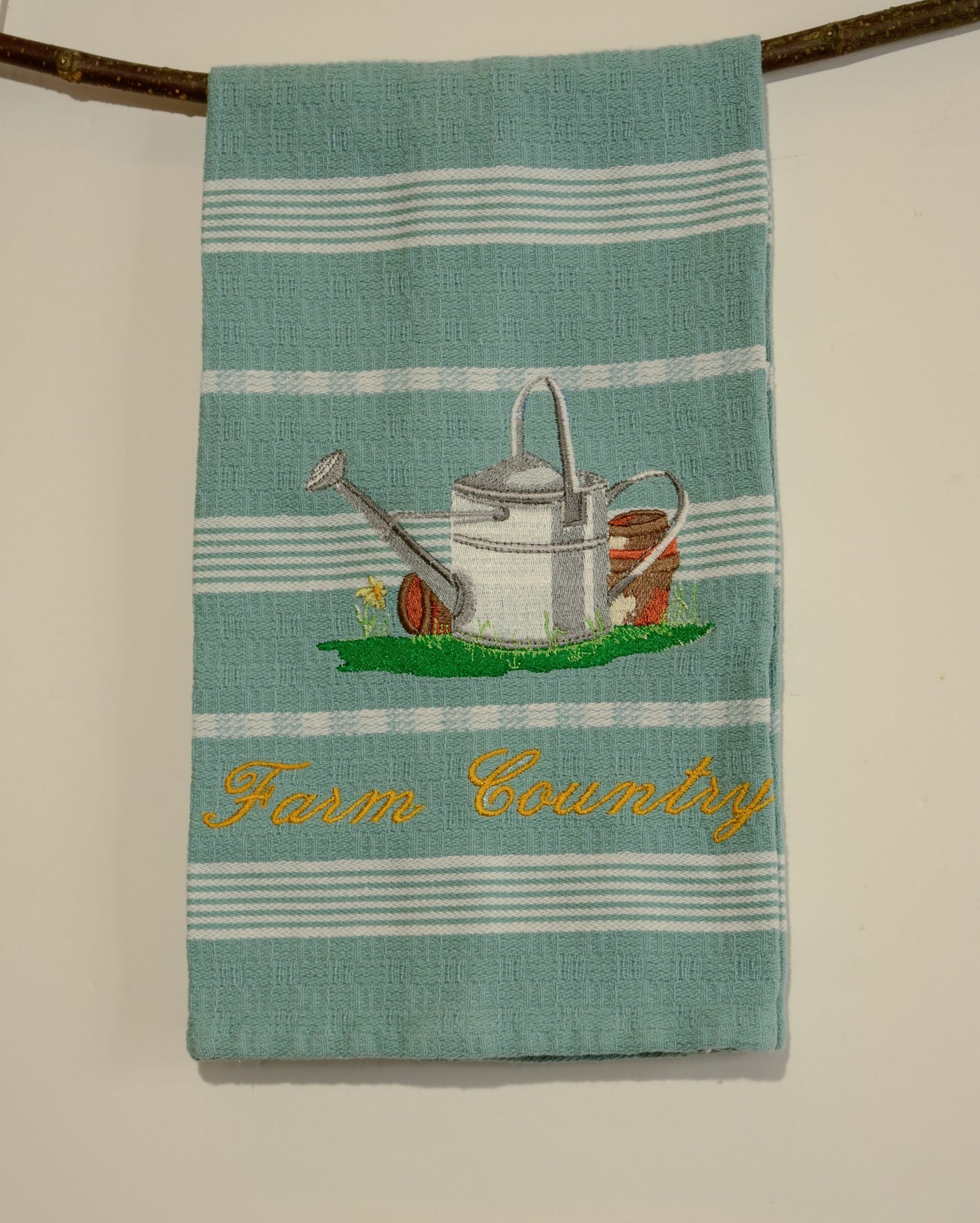 Farm Country Dish Towel by Christine Hartman