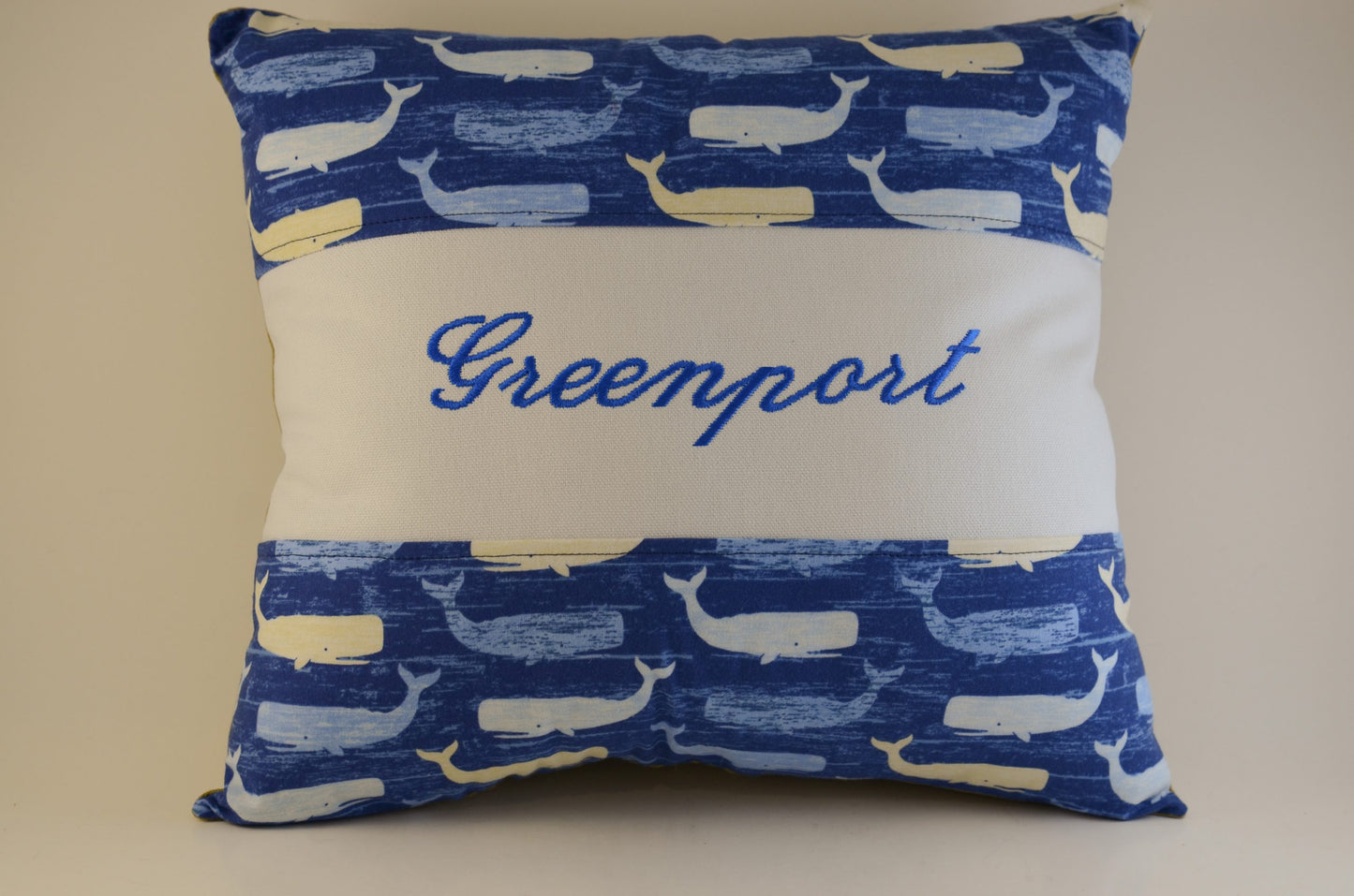 Greenport  Wale Pillow, by Christine Hartman